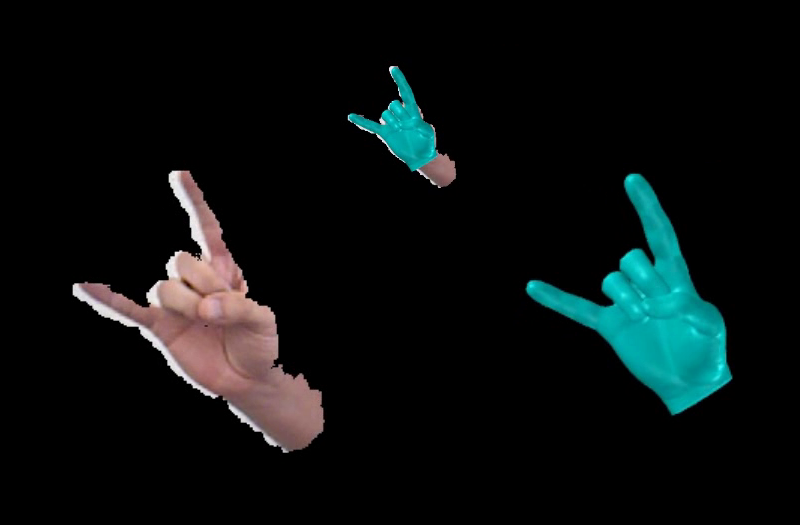 Capturing Hand Motion with an RGB-D Sensor, Fusing a Generative Model with Salient Points